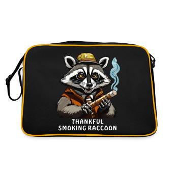 WASCHBÄR JOINT RATON LAVEUR FUMEUR RECONNAISSANT - Sac Retro - noir/or - Dos