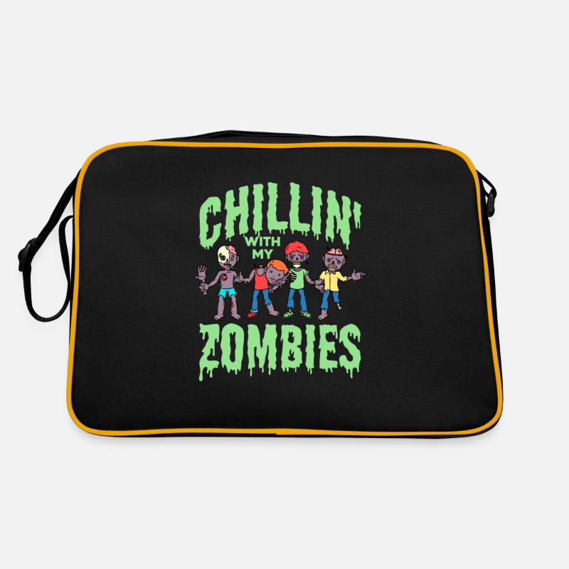 Zombie Zombie-Jäger Zombieapokalypse Geschenk Retro Tasche