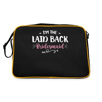 Spinster - Retro Bag - black/gold - Back