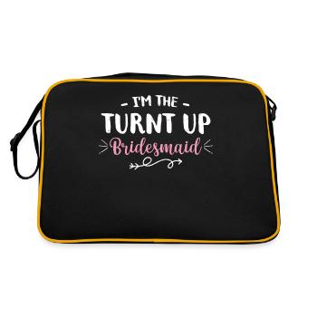 Spinster - Retro Bag - black/gold - Back