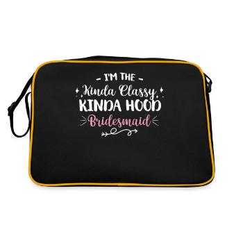 Spinster - Retro Bag - black/gold - Back