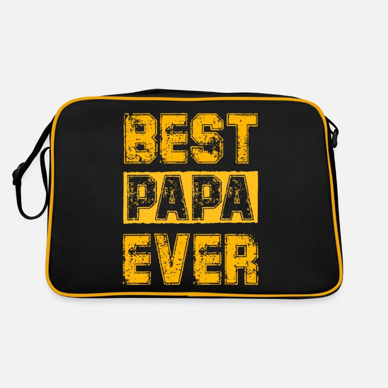 Best Papa ever Retro Bag