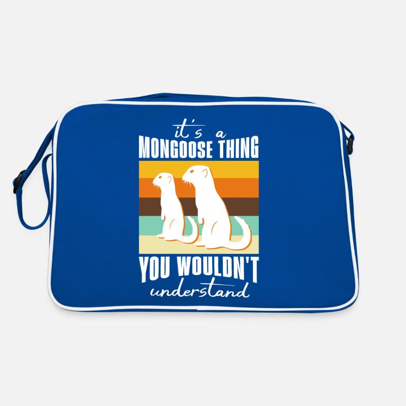 Mangusten Sprüche Retro Tasche