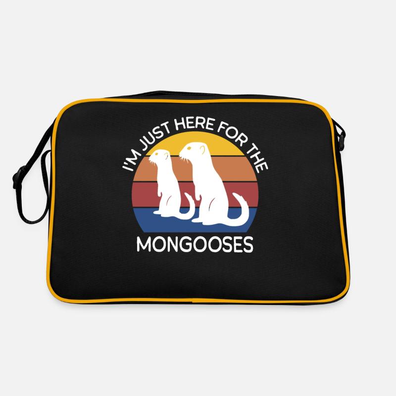 Mangusten Sprüche Retro Tasche