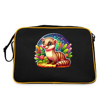 Mongooses - Retro Bag - black/gold - Back