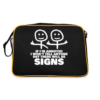 Middle Finger Misanthrope Middle Fingers - Retro Bag - black/gold - Back