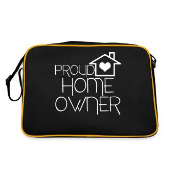 Pendaison de crémaillère Immeuble Propriétaire - Sac Retro - noir/or - Dos