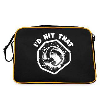 Gaga Ball Sayings - Retro Bag - black/gold - Back
