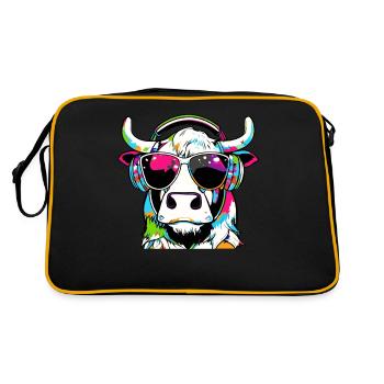 COW - Retro Bag - black/gold - Back