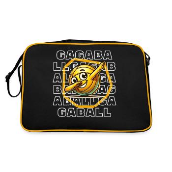 Gaga Ball - Retro Bag - black/gold - Back