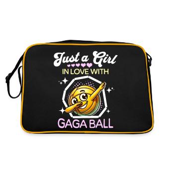 Gaga Ball Girl - Retro Bag - black/gold - Back