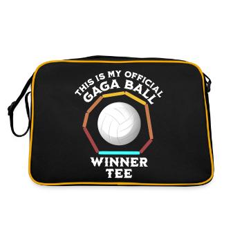 Gaga Ball Player - Retro Bag - black/gold - Back