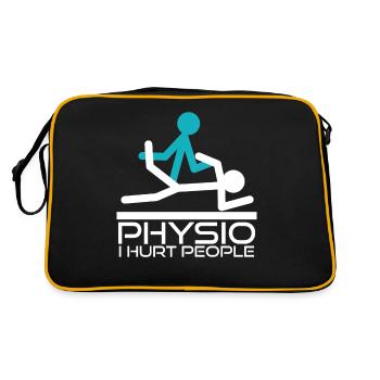 Physio Joke Physiotherapy Cracking - Retro Bag - black/gold - Back