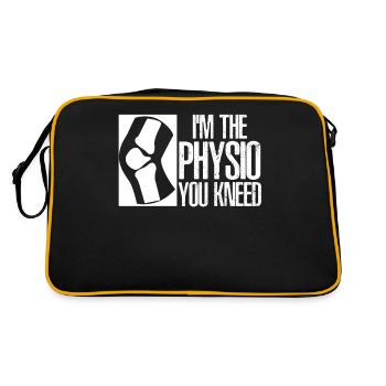 Physio Joke Physiotherapy - Retro Bag - black/gold - Back