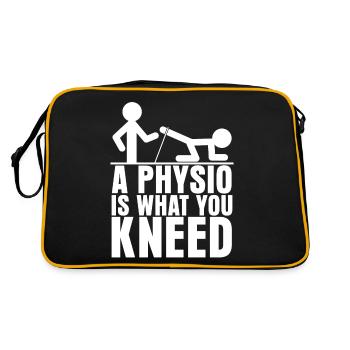 Physio Physiotherapy - Retro Bag - black/gold - Back