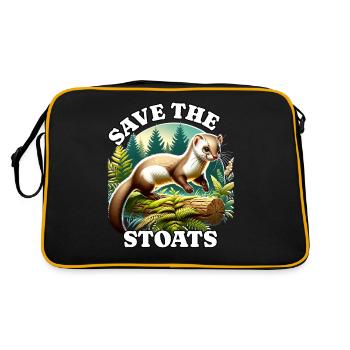 Save Ermine - Retro Bag - black/gold - Back