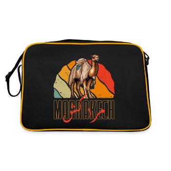 Marrakech Sun Camel - Retro Bag - black/gold - Back