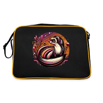 Ermine - Retro Bag - black/gold - Back