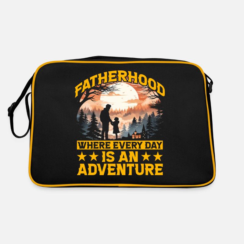 Paternité où chaque jour est Aventure Sac Retro