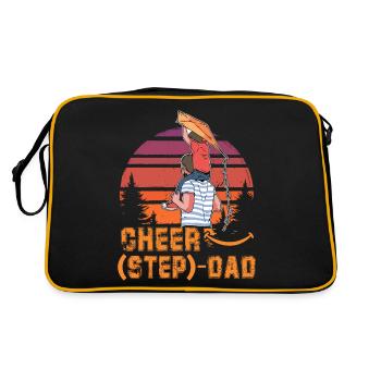 Cheer Step Dad - Retro Bag - black/gold - Back