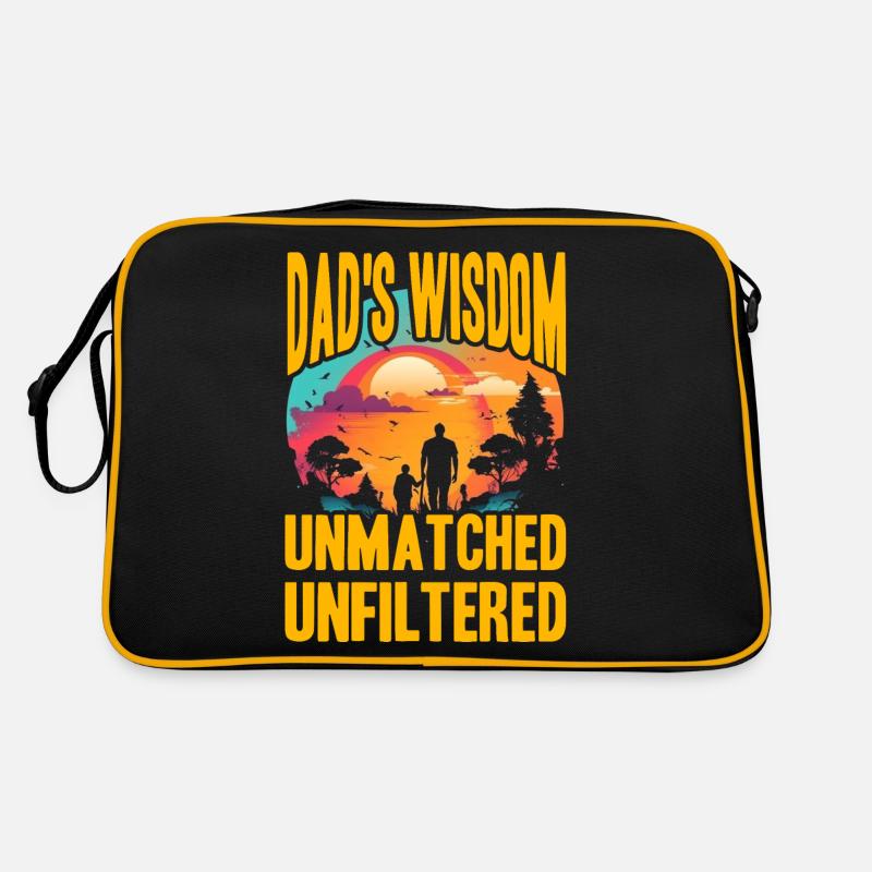 Dad's Wisdom unmatched unfiltered Retro Bag