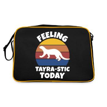 Marten sayings - Retro Bag - black/gold - Back