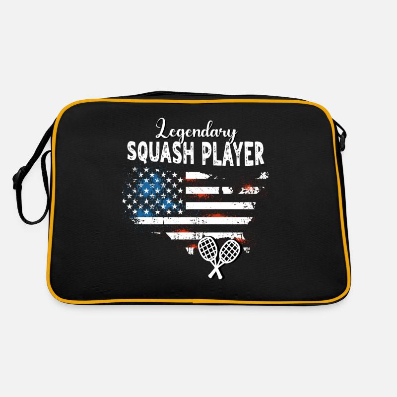 Squash player Retro Bag