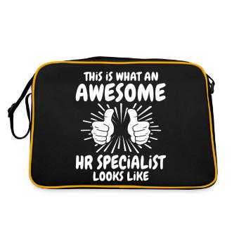 HR Specialist - Retro Bag - black/gold - Back