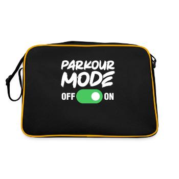 Cadeau Parkour Parkur Parcur Sport - Sac Retro - noir/or - Dos
