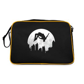 Cadeau Parkour Parkur Parcur Sport - Sac Retro - noir/or - Dos