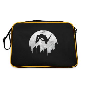 Parkour - Retro Tasche - Schwarz/Gold - Hinten