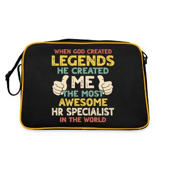 HR Specialist - Retro Bag - black/gold - Back