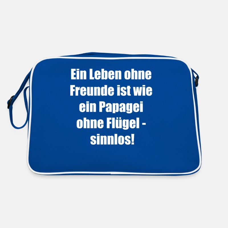 Cadeau de perroquet Sac Retro