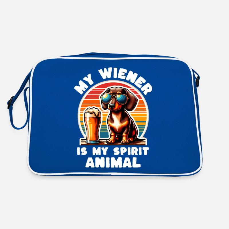 Funny Dachshund Sayings Retro Bag