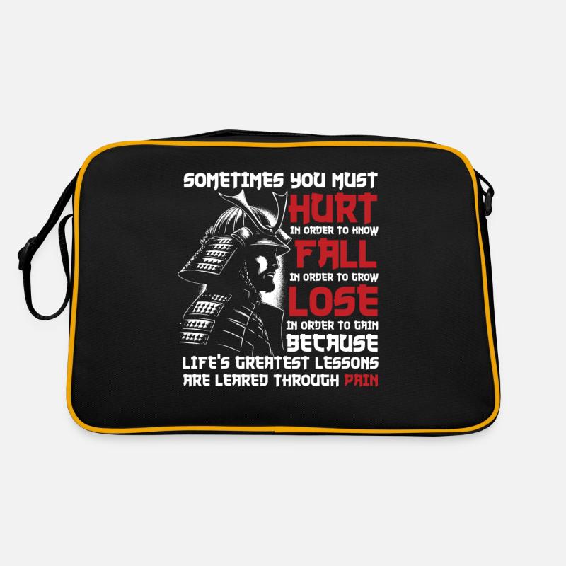 Cadeau de guerrier de combat à l’épée Samouraï Ronin Sac Retro
