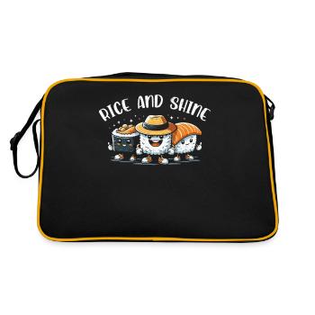 Sushi - Sac Retro - noir/or - Dos