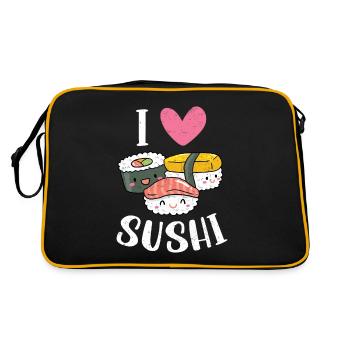 Sushi - Sac Retro - noir/or - Dos