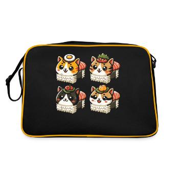 Sushi - Sac Retro - noir/or - Dos