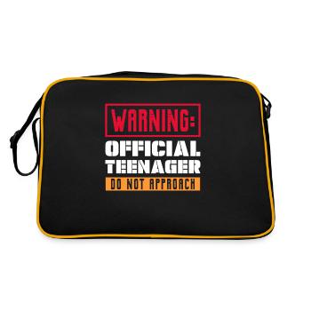 Teen Teen Teen Teens Teeny Gift - Retro Bag - black/gold - Back