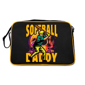 Softball Daddy - Retro Bag - black/gold - Back