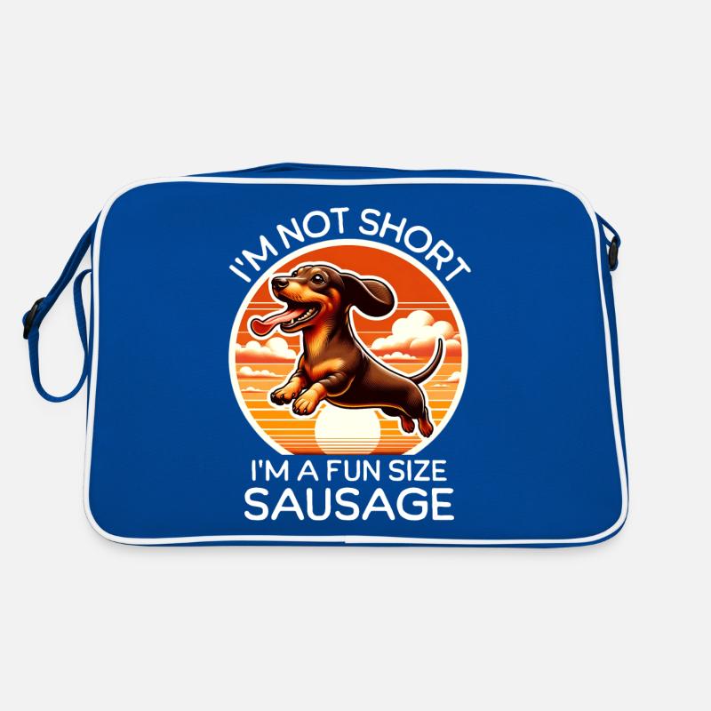 Funny Dachshund Sayings Retro Bag