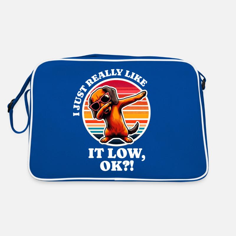 J’adore le dicton teckel Sac Retro