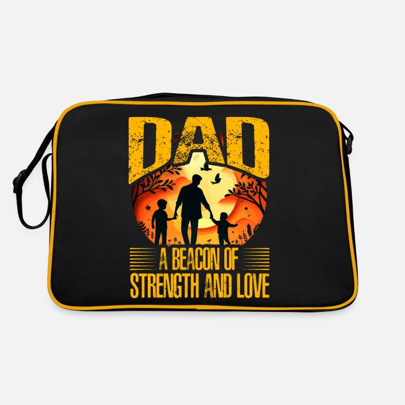 Papa un phare de force et d’amour Sac Retro