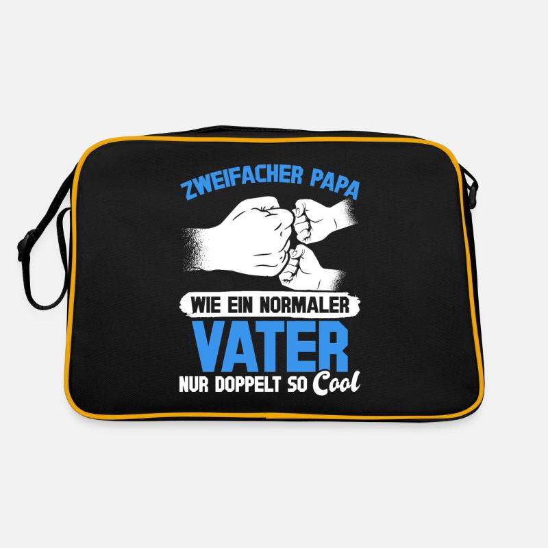 Wie ein normaler Vater, nur doppelt so cool Retro Tasche