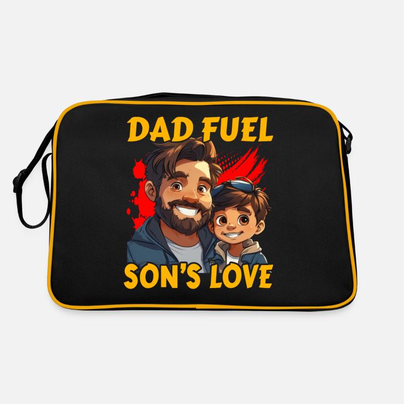 Dad Fuel Son's Love Retro Bag