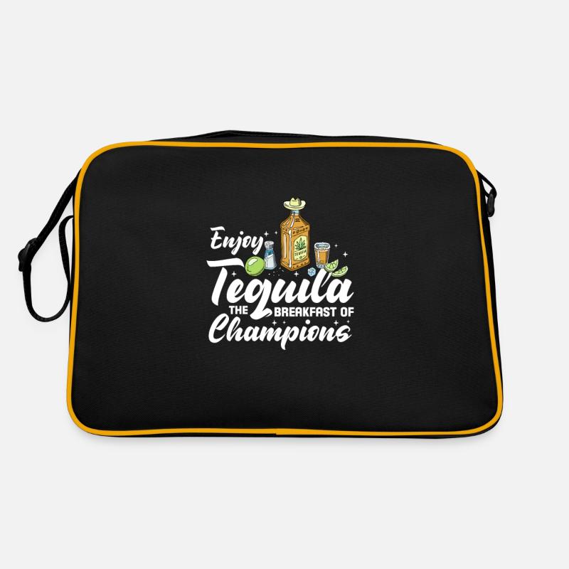 Tequila Sunrise Saufen Party Mexiko Geschenk Retro Tasche