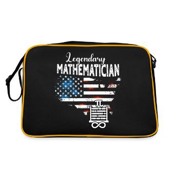 Mathematician - Retro Bag - black/gold - Back