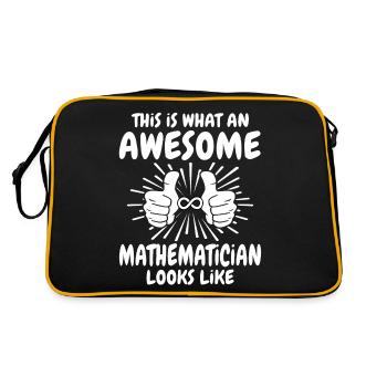 Mathematician - Retro Bag - black/gold - Back