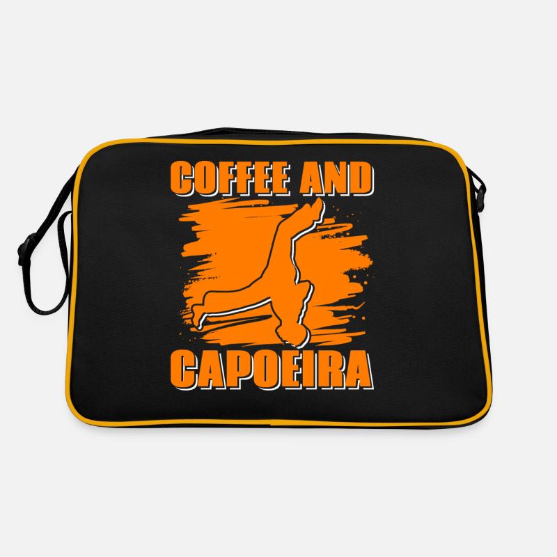 Kaffee und Capoeira Retro Tasche