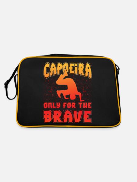 Capoeira only for the brave - Retro Bag - black/gold - Back